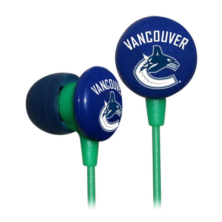 NHL Slap Shot Vancouver Canucks Earphones