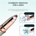 thumbnail image 4 of CHOK Lipstick Ladies Electric Eyebrow Trimmer Shaver Hair Removal Instrument Eyebrow Shaving Artifact Automatic Shaving Lip Hair with Light Design Convenient to Carry and Easy to A, 4 of 5