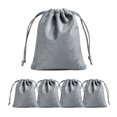 thumbnail image 1 of TOPTIE 50 Pcs Sacs à Bijoux en Microfibre, Sacs Cadeaux à Cordon avec Peluche Ultra Douce, 1 of 6