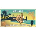 thumbnail image 1 of Hang Loose Hawaii Pineapple Metal License Plate, 1 of 1