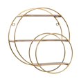 thumbnail image 1 of Abbracc Étagère Suspendue Présentoir Cosmétique Boîte de Rangement Murale Décorative Ronde 3 Niveaux, 1 of 9