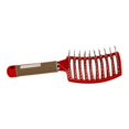 thumbnail image 3 of Curved Vented Detangling Hair Brush with Round Glazed Teeth for Curly, Detangling, Wavy Hair Ergonomic Design with  Suspend Hole, Suitable Hair Type: Curly, Detangling, Wavy, 3 of 8