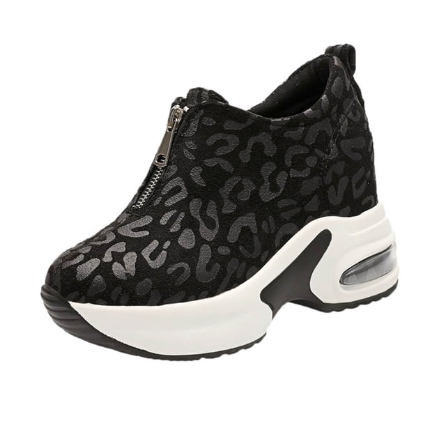 Fall Increased Sneakers Women Light Luxury Thick-soled Platform Platform Shoes