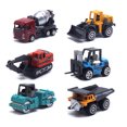 thumbnail image 3 of Mini Construction Car Model Kids Alloy Excavator Truck Set 6Pcs Mini Construction Vehicles Car Model Toys Kids Alloy Excavator Truck Cars Set Gift For Children, 3 of 7