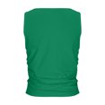 thumbnail image 4 of Timegard Tank Tops for Women Round Neck Sleeveless Ruched Comfy Solid Color Summer Casual Slim Tops, 4 of 5