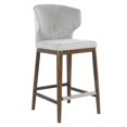 thumbnail image 1 of Cabo Contract Grade Upholstered Wingback Bar Stool (26-inch/ 29-inch), 1 of 5