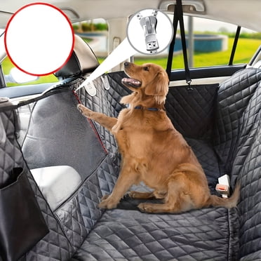 Housse de Siège pour Chien pour Siège Arrière, Housses de Siège d'Auto pour Chien 100 % Imperméables avec Maille