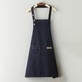 thumbnail image 2 of Canvas Apron Polyester Cotton Apron Cover Up Western Restaurant Hot Pot Shop Milk Tea Shop Work Clothes, 2 of 4