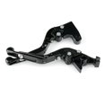 thumbnail image 1 of Adjustable Folding Extendable Brake Clutch Levers For Yamaha YZF R1 09-14 Black, 1 of 1
