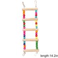 thumbnail image 1 of Ladder Bird Toy Creative Funny Bead Design Wooden Parrot Chew Toy Bird Swing Toy, 1 of 10