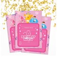 thumbnail image 2 of Darling Souvenir Pink Birthday Invitation Card 28 Pcs Fill or Write In Blank Invites Printable Party Supplies 5 x 7 Inches, 2 of 5