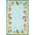 thumbnail image 1 of HomeRoots 353652 30 x 50 in. Wool Blue & Ivory Area Rug, 1 of 1