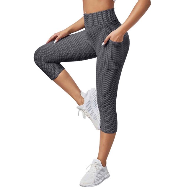 asjyhkr Leggings pour Femmes Pantalons de Yoga et d'Entraînement Taille Haute Doux Athlétiques de Compression Leggings de Course