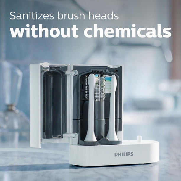 Philips Sonicare UV Sanitizer for Brush Heads, HX6907, White