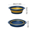 thumbnail image 3 of Collapsible Wash Basin Folding Plastic Sink Portable Dish Pan Kitchen Camping Laundry Foot Bath 1-Piece, 3 of 6