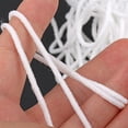 thumbnail image 4 of Decodeary Bande d'Oreille Élastique 10 m-50 m Corde d'Oreille Suspendue Ronde Artisanat Couture Cordon Accessoire 3 mm Blanc 10 m 1 Ensemble, 4 of 6