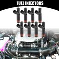 thumbnail image 2 of Unique Bargains 8 Pcs Injecteurs de Carburant Voiture Intérieure Injecteurs de Carburant pour Ford Explorer 2006-2010 Métal Noir, 2 of 7