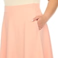 thumbnail image 4 of White Mark Jupe Midi Évasée Tasmin pour Femmes, 4 of 6