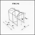 thumbnail image 4 of Utility Shelter 5 ft. x 8 ft. in White, 4 of 8