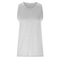 thumbnail image 4 of Womens Tank Tops Sleeveless Crewneck Shirts Summer Casual Basic Tops Loose Fit Solid Color Workout Tank Tops Blouses, 4 of 6