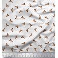 thumbnail image 1 of Soimoi Cotton Duck Fabric Dot & Weapon Print Sewing Fabric Yard 42 Inch Wide, 1 of 3