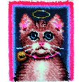 thumbnail image 1 of Rug Making Latch Hooking Kit | Innocent Coco (5 sizes available), 1 of 9