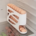 thumbnail image 1 of Food Storage Container for kitchen,Pantry Organizer Bins Containers Egg Storage Box Side Door Storage Kitchen Artifact Automatic Rolling Egg Multi-layer Large Capacity Automatic Replenishment, 1 of 6