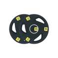 thumbnail image 2 of HAJEX Olympic Rubber Tri-Grip Plates Set 2 inch - 693LB Set - ( 5.5LB, 11LB, 22LB, 33LB, & 44LB), 2 of 5