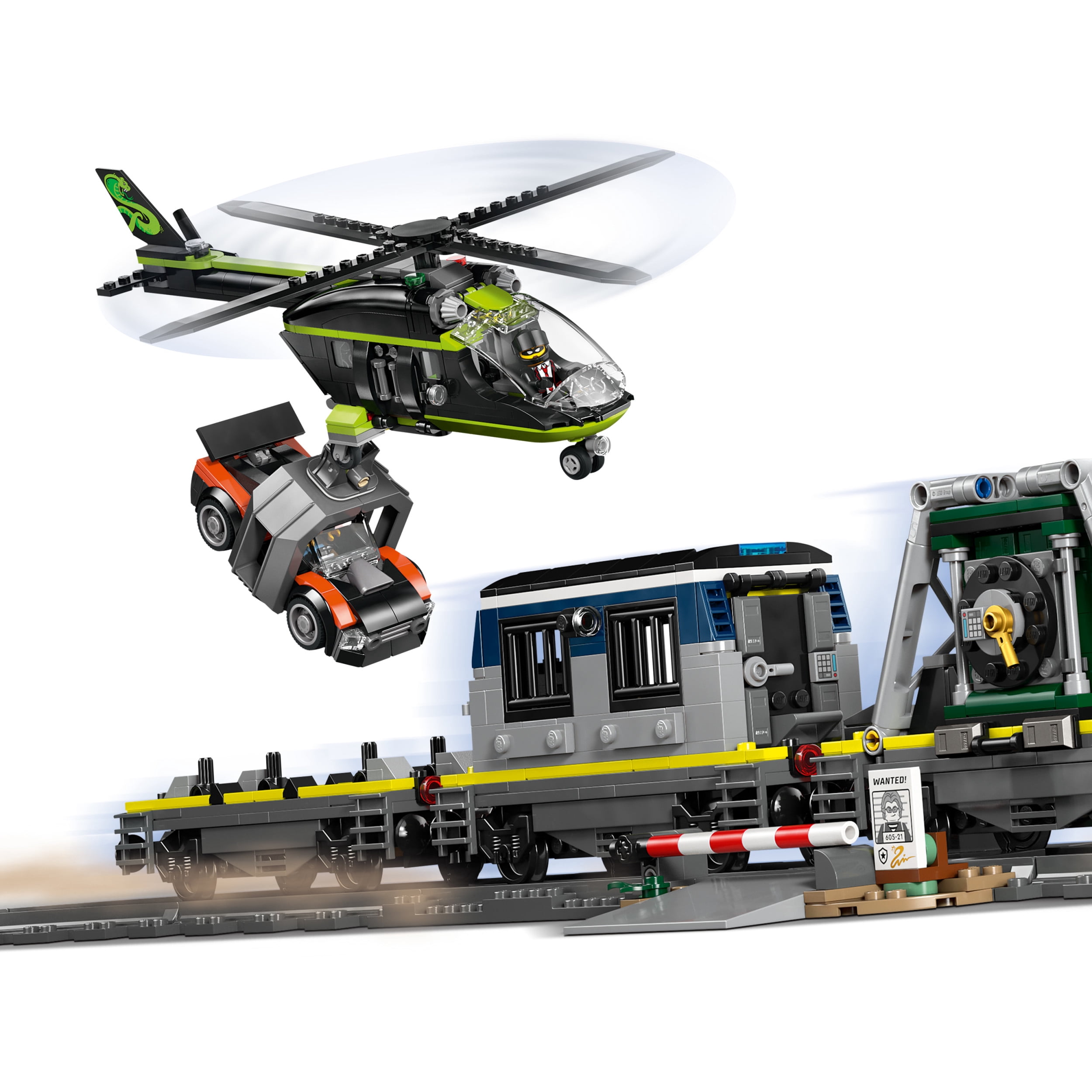 LEGO City Le braquage du train de la police – Ensemble de train 60508