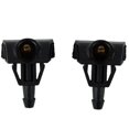 thumbnail image 1 of 2pcs Car Windscreen Wiper Water Spray Nozzle Jet Washer Sprayer For Nissan For Keeping, 1 of 12