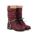 thumbnail image 1 of Thick Heel, Comfortable, Non-slip, Wear-resistant And Warm Strap Middle Tube, 1 of 3