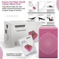 thumbnail image 4 of RDX Yoga Block Set, Non-Slip High-Density Eva Foam Brick for Pilates Flexibility Body Balance, Easy Grip Surface for Stability Strength Training Deepen Poses Exercise Office Home Gym, 23x15x9.8CM, 4 of 5