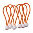 thumbnail image 4 of koolsoo 6 Pcs Heavy Duty Bungee Ball Cord Tarp Tent Tie Down Ball Rope Orange 6 inch, 4 of 9