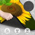 thumbnail image 3 of Kdxio Sunflower Print Car Floor Mats Universal SUV Front Rear Floor Foot Mats 4-Piece Full Set with Non-Slip Rubber Backing Car Accessories for Most Cars, 3 of 7