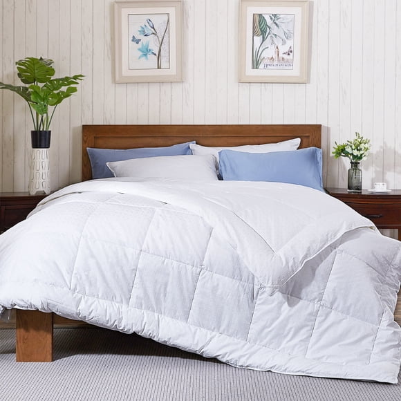 White Down Alternative Comforter with 100% Cotton Cover