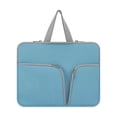 thumbnail image 1 of Wweixi Housse d'Ordinateur Portable avec Poignée Sacoche Réutilisable Décontractée Affaires Bleu 15,6 Pouces, 1 of 6
