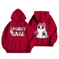 thumbnail image 1 of WEAIXIMIUNG Womens Sweatshirt Graphic Ladies' Letter Printed Hooded Sweatshirt, 1 of 5