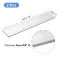 thumbnail image 2 of Unique Bargains Square Aluminum Flat Bar, 2 Pack 1/4' Thickness 2' Width 10' Length, 2 of 5