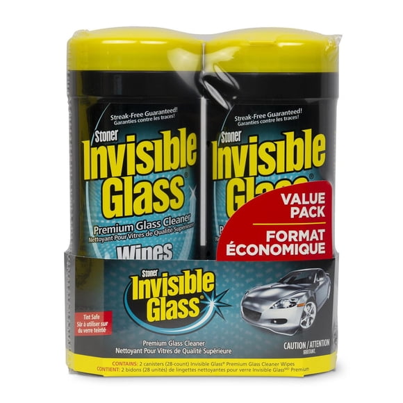 Invisible Glass Wipes 28-count 2-pack