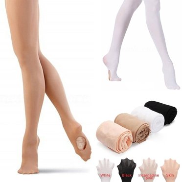 Fashon Kids & Adults Convertible Tights Dance Stocking Socks Ballet Pantyhose