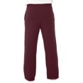 thumbnail image 3 of Jerzees Mens NuBlend Pocketed Open-Bottom Sweatpants, 3X, True Red, 3 of 7