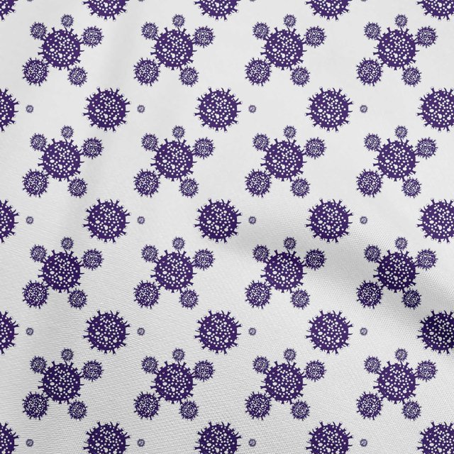 oneOone Viscose Chiffon Violet Fabric Medical Sewing Craft Projects Fabric Prints By Yard 42 Inch Wide