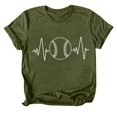 thumbnail image 5 of adviicd Chemises de Travail pour Femmes T-Shirts Graphiques Lettres Manches Courtes Été Décontracté Drôle Hauts AG,TTG, 5 of 5