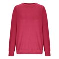 thumbnail image 4 of AherBiu Chandails de Sortie pour Femmes, Coupe Ample, Thermique, Chaud, Col Ras du Cou, Manches Longues, Chandails Molletonnés, Chandail, 4 of 7