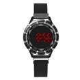 thumbnail image 1 of Jusqu'à 65 % de Rabais Montre Mode Femme Horloge Acier Inoxydable Décontractée Robe Poignet Cristal Bijoux Collier Bagues Boucle d'Oreille Bijoux en Liquidation, 1 of 1
