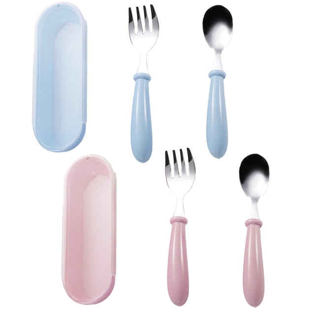 Child and Toddler Flatware - Kids Utensil Set - Metal Kids Cutlery Set