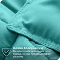 thumbnail image 4 of Bare Home Ensemble de Couette en Alternative au Duvet d'Oie - Ensemble 2 Pcs - Lit Simple/simple TG, Turquoise, 4 of 7