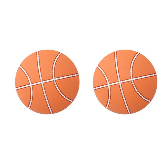 serony 4pcs Mute Door Rear Wall Crash Waterproof Anti-Collision Wall Crash Waterproof Pad Basketball Style 5cm orange 2Set