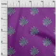 thumbnail image 1 of oneOone Georgette Viscose Fabric Leaves Block Print Fabric By The Yard 42 Inch Wide, 1 of 4
