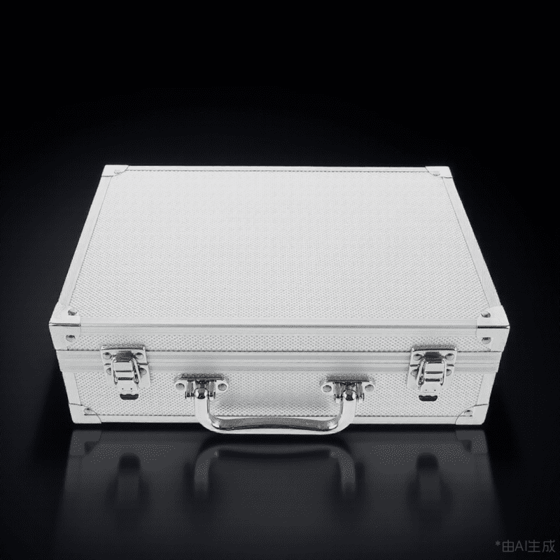TAILTOSS Alloy Storage Box Tool Case Silver Outdoor Use 1Pack